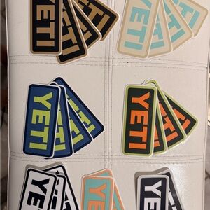 Yeti Vibrant Logo Sticker Collection